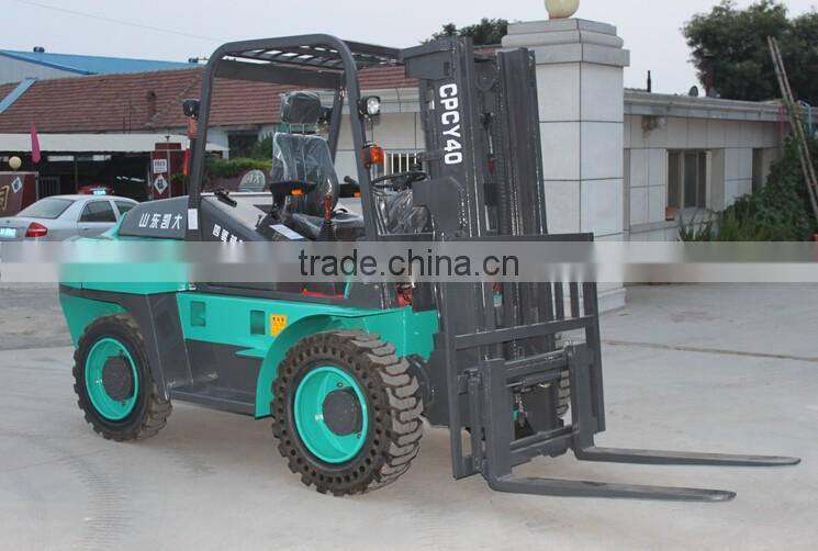 Four-wheeo drive FORKLIFT Trucks For Sale Low Price