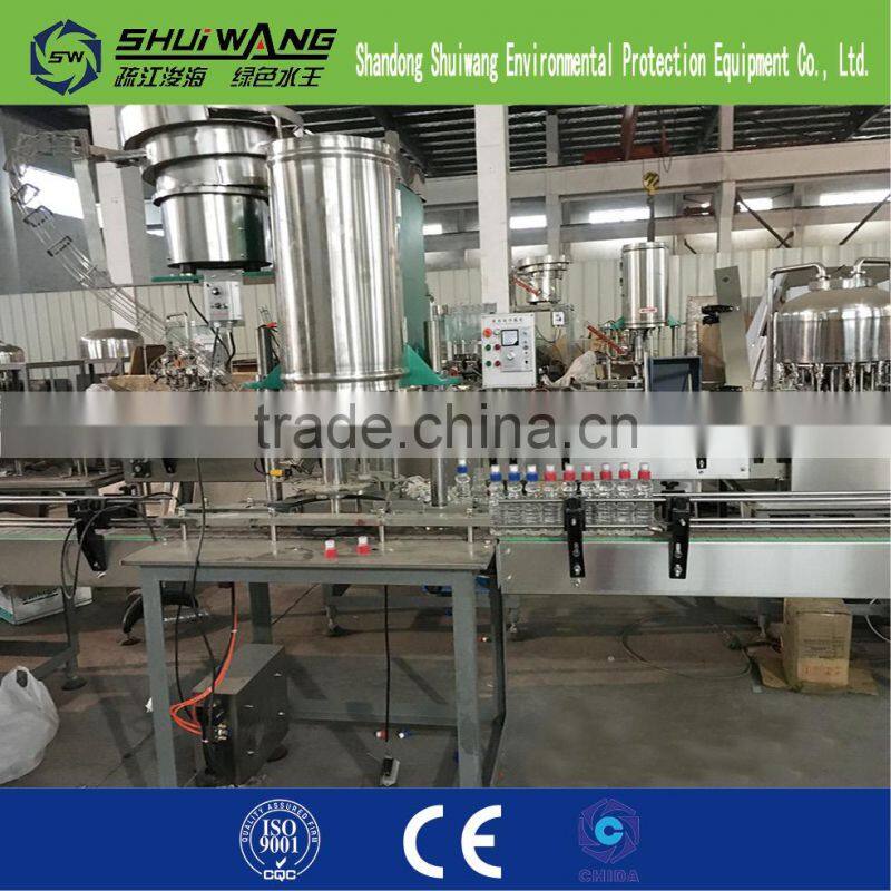 Quality assured glass bottle wine filling and capping machine