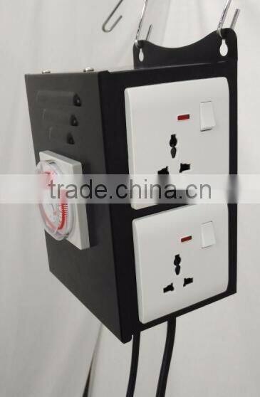 4/6/8 Outlets UK Light Contractor Timer with Two Input Plugs