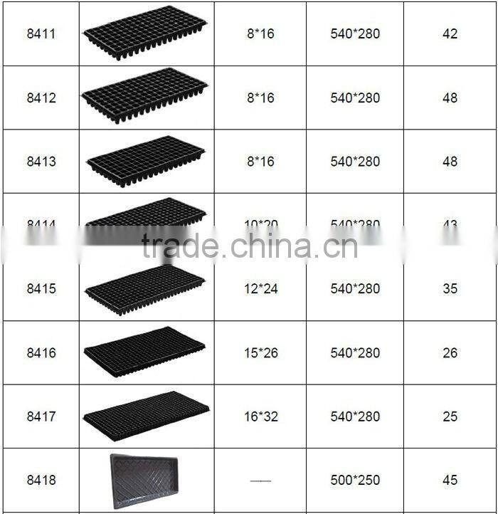 Cheap high quality PS seed tray for rice planting with no cells