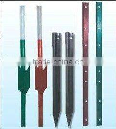 galvanized/pvc coated pipe-post/metal fence post
