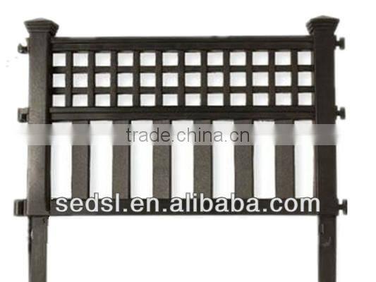 Garden Black Plastic Fence - WL-001W
