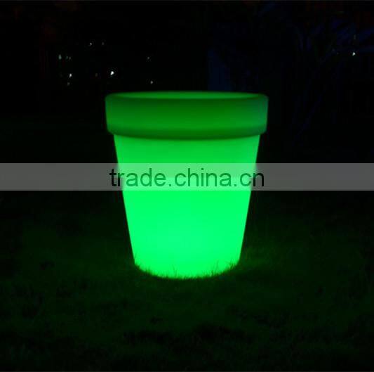 E27 LED lamp flower vase/ Large size Led Lighting Planter Pot