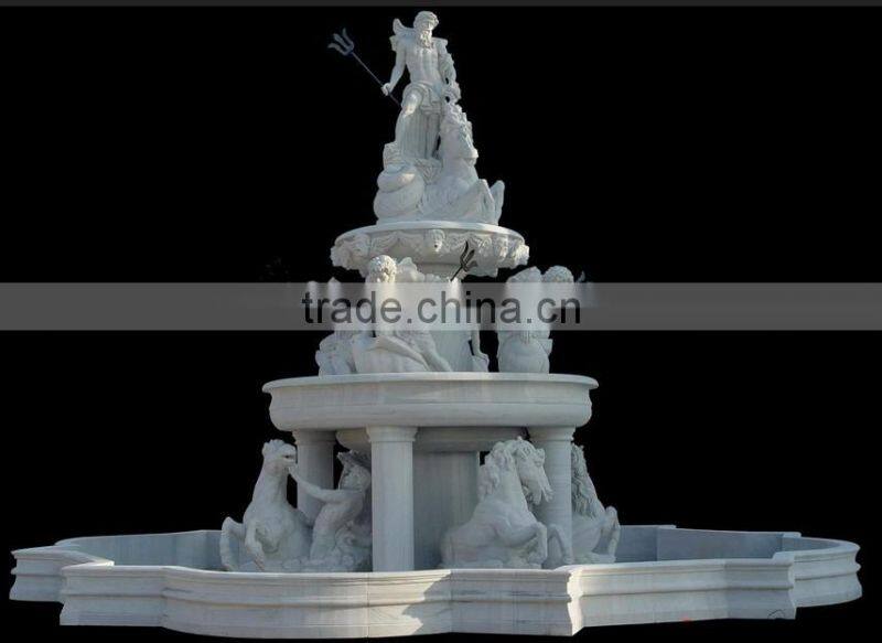 Hand carved large outdoor water fountains/marble fountain