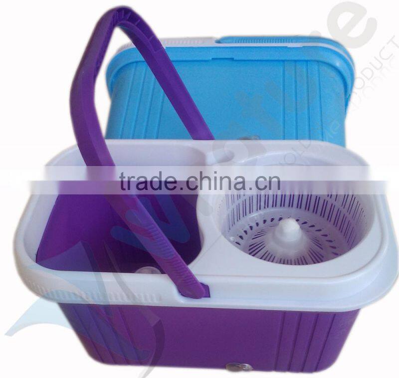 360 degree super easy spin magic mop with two wheels