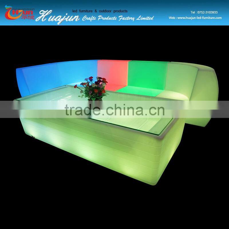 hot sale led furniture sofa & cheapest sofa with lighting