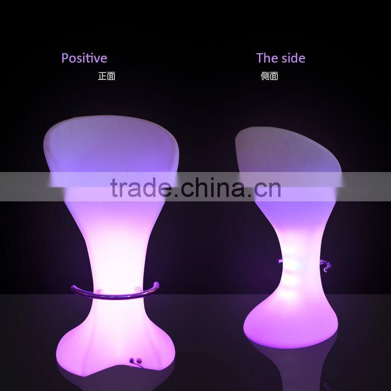 led bar chair/glow furniture cube chair and table
