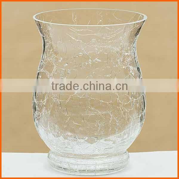 China factory wholesale crackle glass candle holder