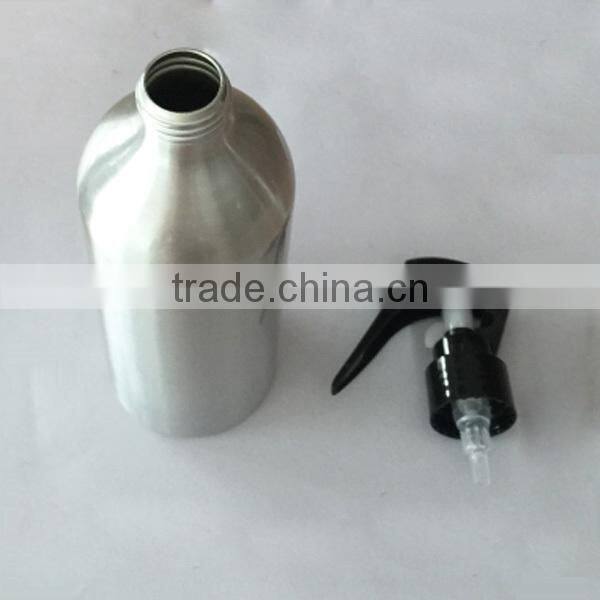 Trigger sprayer pump aluminum bottle