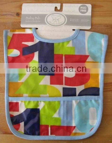 Stock waterproof baby's bibs