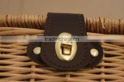 New design rectangular lift-off lid storage basket with lid