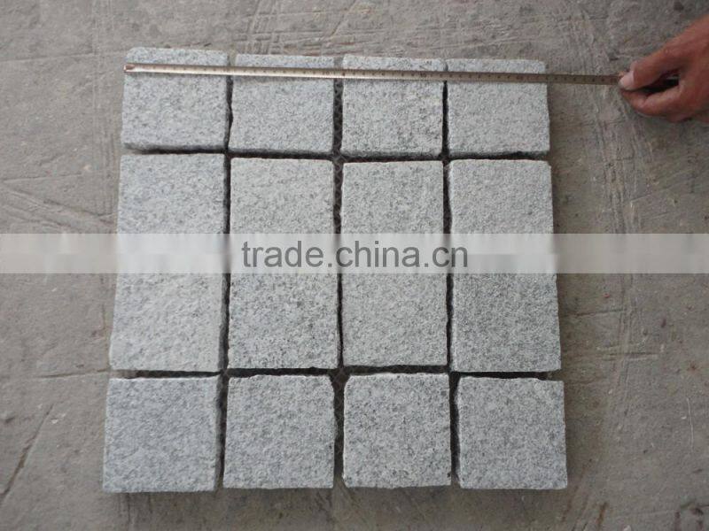 White Paving Stone White Granite Driveway Paving Stone Granite Mesh Paver