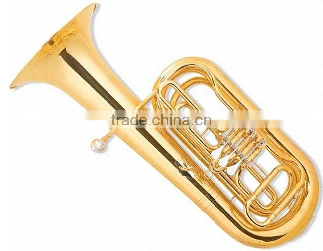 4 valve Bb tuba brass instrument for sale