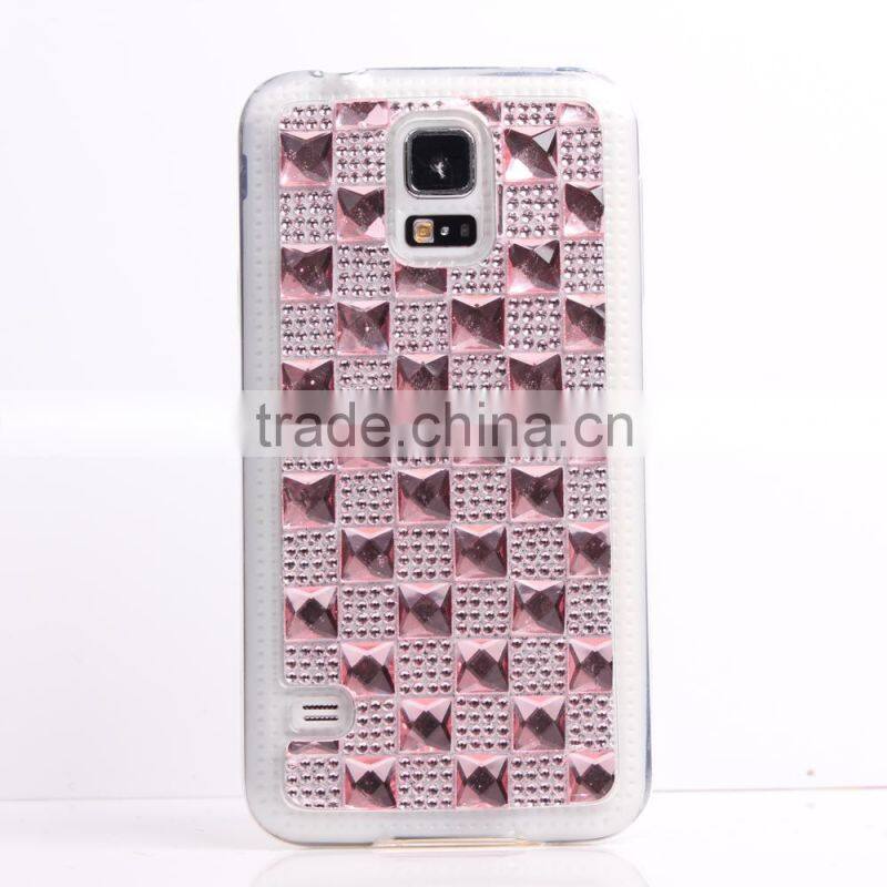 New products jewelry diamond phone case for Samsung s5