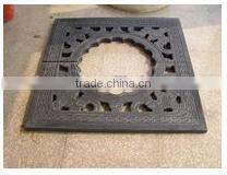 square cast iron tree grate