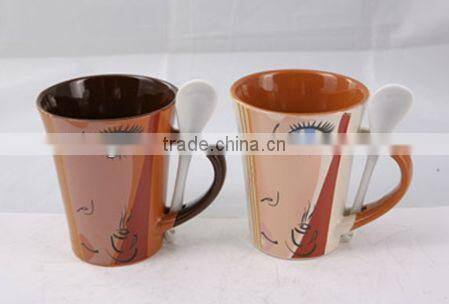 Fashion White Porcelain Coffee Mug