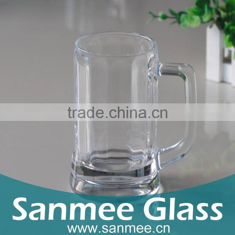 Crystal Clear Glass Coffee Mugs/Beer Mug for Wholesale