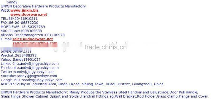 Heavy Duty Special Project Handrail Balustrade/Stainless Steel Baluster