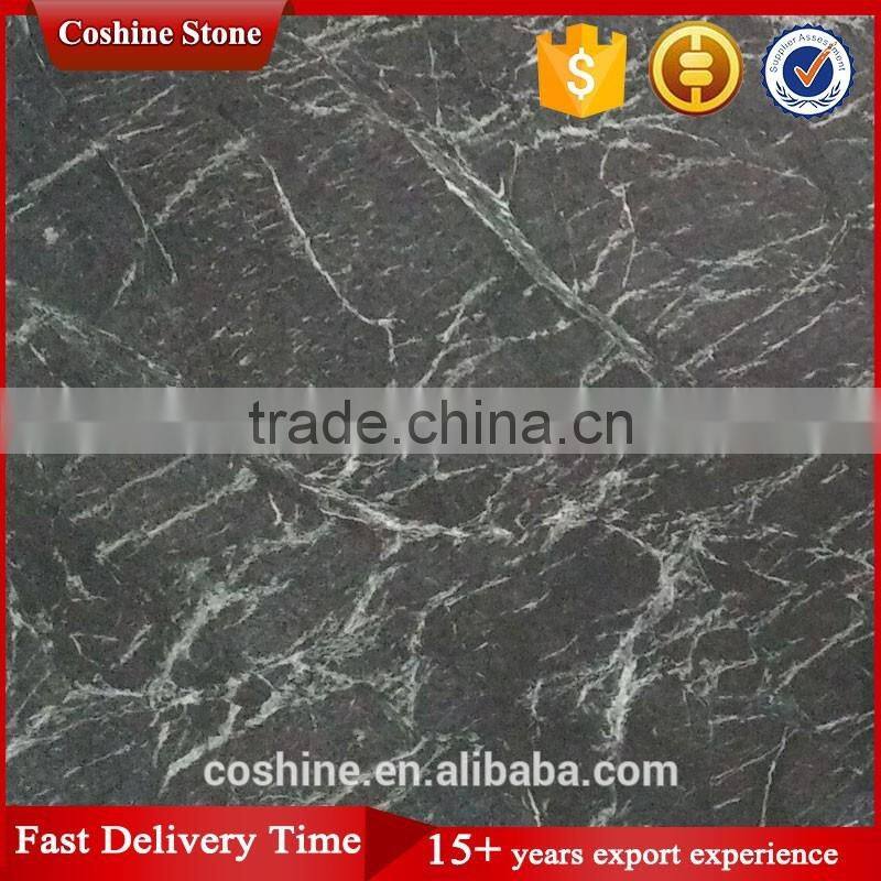 2017 Project use green marble slab kitchen wall