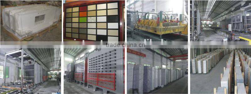 White quartz stone kitchen countertop from China