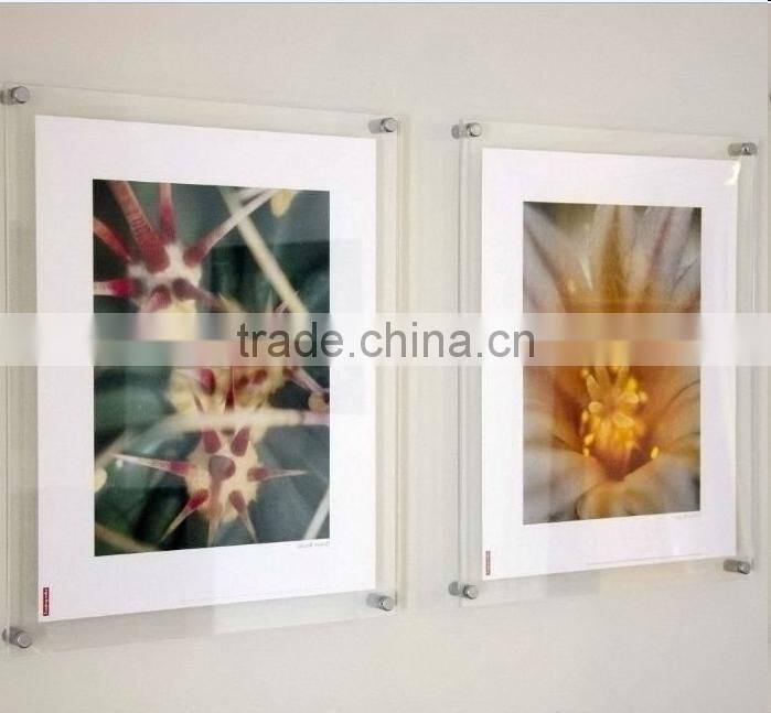 high quality modern customized clear acrylic photo frame for photo