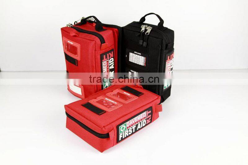 Portable travel first aid kit