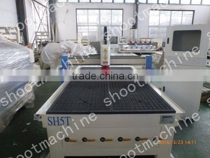 CNC Woodworking Router Machine SH5T with X Y working area 1300x2500mm