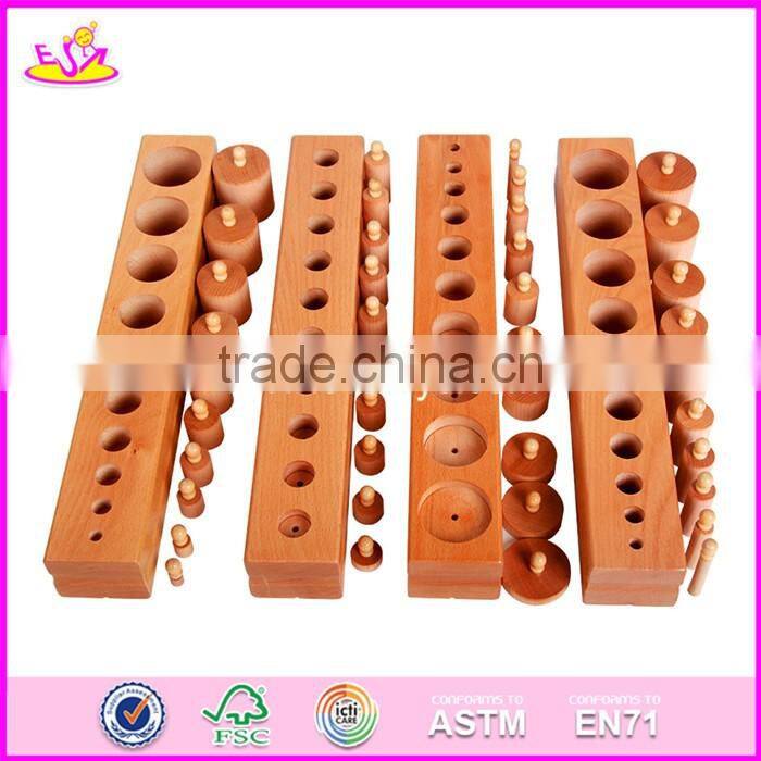2017 New design toddlers preschool wooden montessori toys W12F010