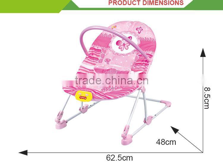 Best selling lovely shake music baby rocking chair
