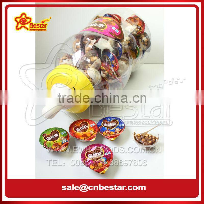 Chocolate Biscuit Cup Puffing Beans