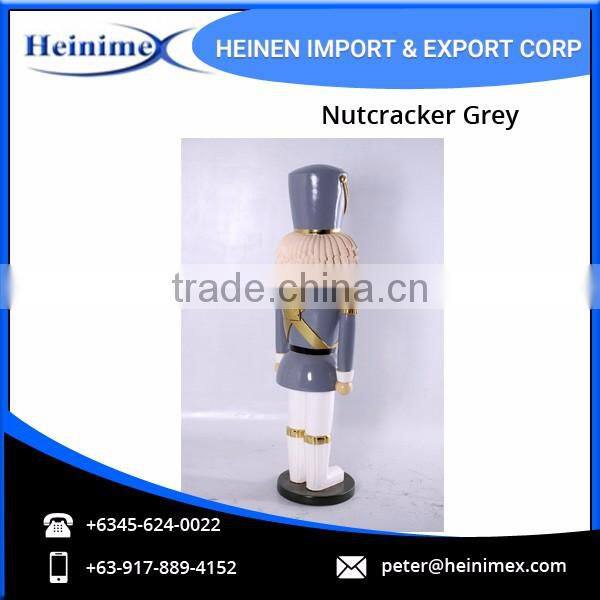 Attractive and Decorative Nutcracker Grey Statue
