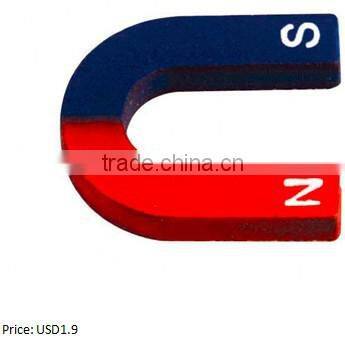 Horseshoe magnet teaching apparatus