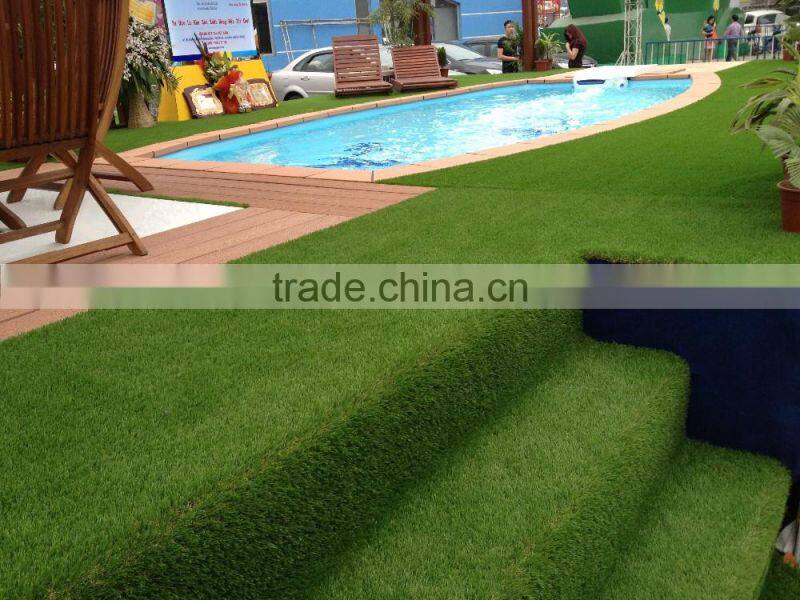 Natural chinese artificial grass carpet for flooring for garden