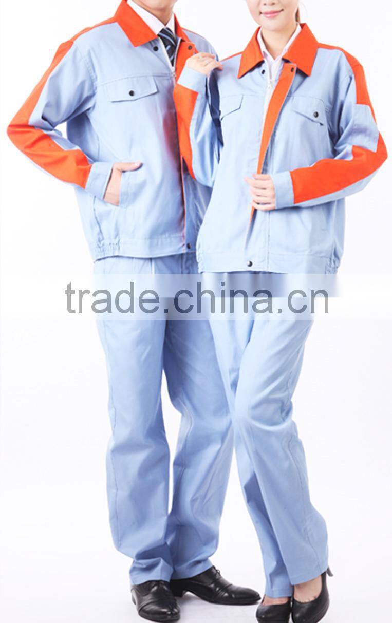 2016 OEM garage industrial unisex workwear factory uniform new design