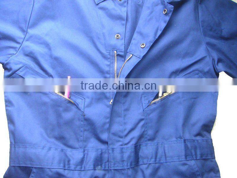 Navy 100%Cotton Reflective Construction Industrial Safety Workwear Coveralls