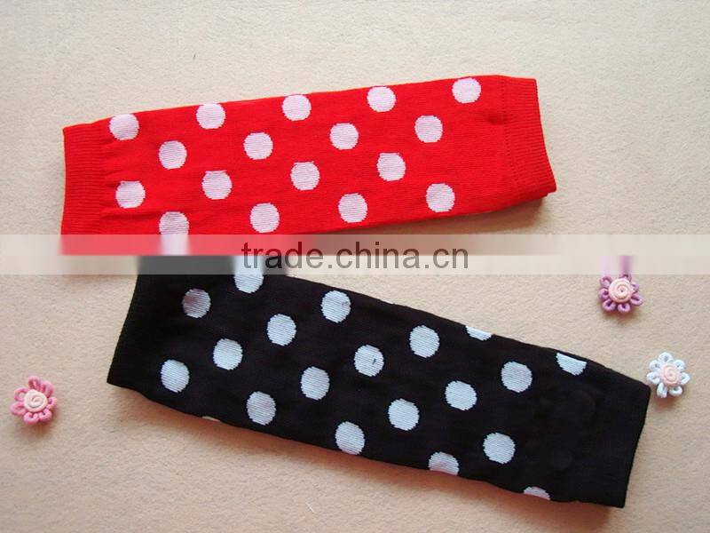 Baby girl christmas leg warmer baby leggings woolen legging girl polka dot leg warmers