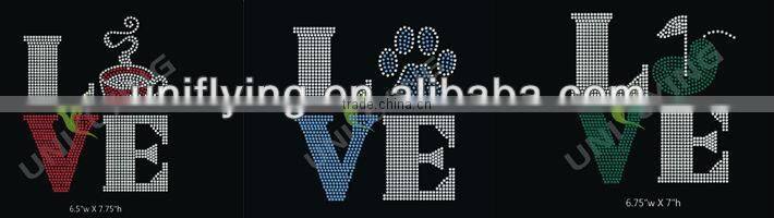 Custom baseball MoM rhinestone transfers