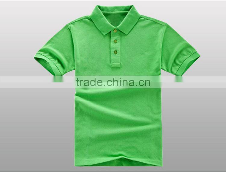 hot sale custom 60% cotton 40% polyester knitted fabric dry fit plain polo shirt