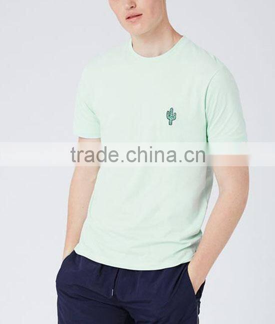 wholesale china 95% cotton 5% elastane custom t shirts