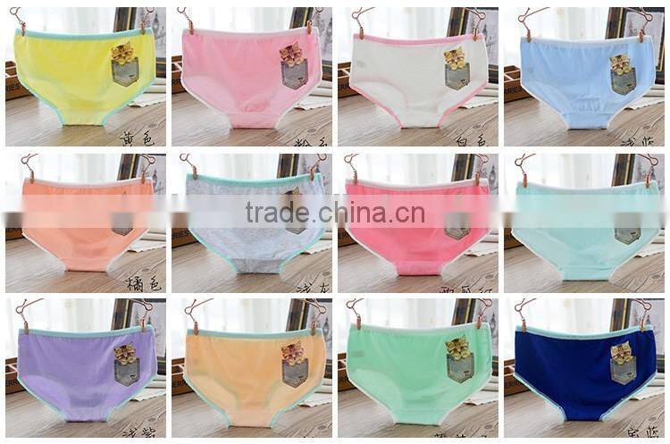 Cheap custom factory promotional mature women underpants cartoon Briefs