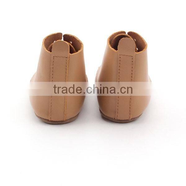 Fashion top selling genuine leather baby boots