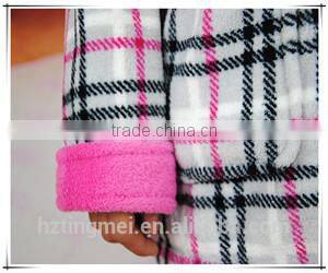 100% polyester home pajamas sleepwear with buttons