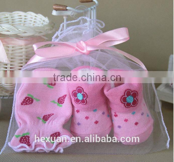Mesh baby Baby mittens set,baby socks and baby mittens,cotton baby mittens,Baby mittens, Newborn Infant Baby Mittens