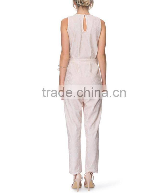 2015 elegant hot selling korean fashion fitness jumpsuit evening