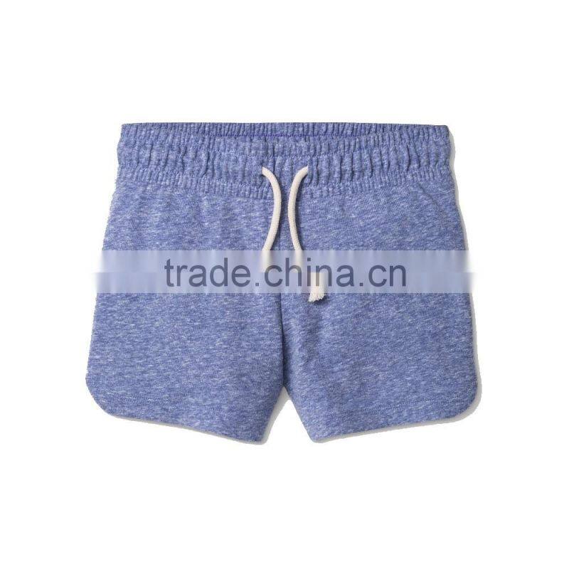 Hot selling 2017 wholesale knit baby clothes girls shorts sweet child clothing pull on