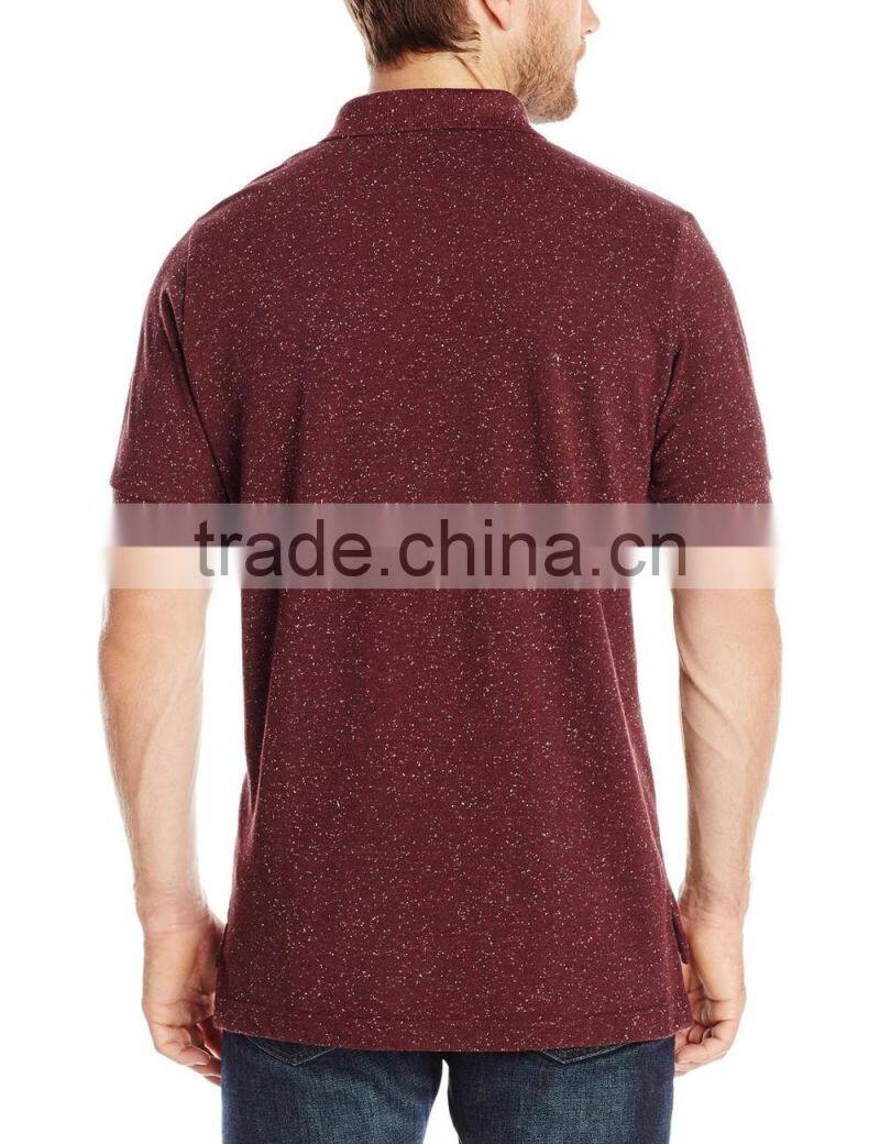 promotional wholesale cheap snowflake short sleeve Pique Polo Shirt