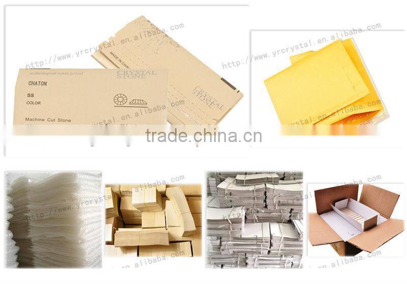 crystal AB round shiny glass flat back rhinestone crystal stone