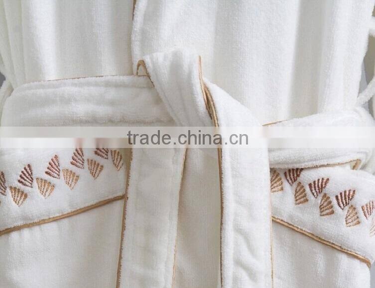 embroidery velour white hotel cloth