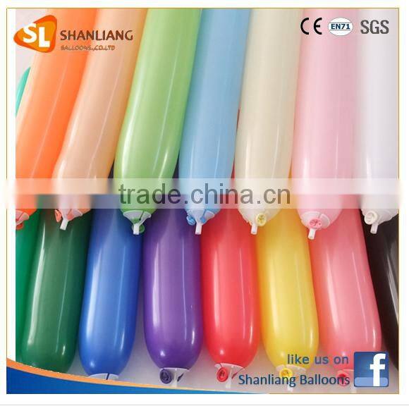 Magic Balloon Card Packing with Small Balloon Inflator, Long Modelling Balloon