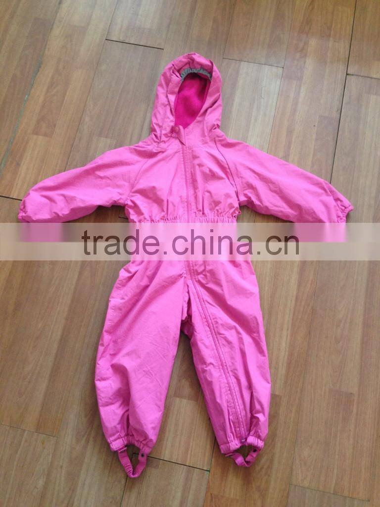 Waterproof One Piece Kids Coveralls for winter